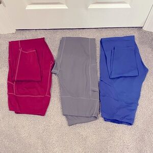 3 Pack Leggings with Pockets